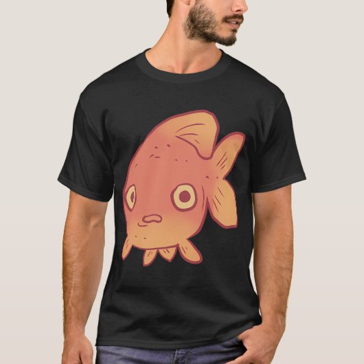 面白い金魚 Tシャツ (正面)