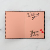 面白い釣りのテーマ カード (内部)