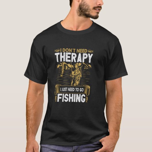 面白い釣りは必要ない Tシャツ (正面)