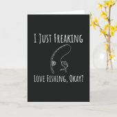 面白い釣りカード 漁師のユーモア 釣り カード (黄色い花)