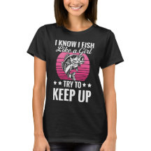 面白い釣りテーマTシャツ
