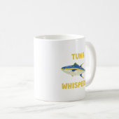 面白い釣りマグロのささやき コーヒーマグカップ (正面右)