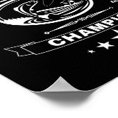 面白い釣りマスター イーター チャンピオン メンズ ギフト ポスター (角)