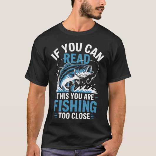 面白い釣りミーム Tシャツ (正面)