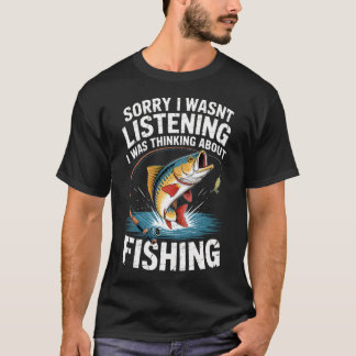 面白い釣り人 釣り好き 趣味 湖釣り P Tシャツ