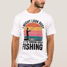 面白い釣り人Tシャツ Tシャツ