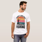 面白い釣り人Tシャツ Tシャツ (正面フル)