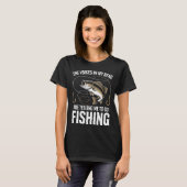 面白い釣り好きのためのギフト Tシャツ (正面フル)