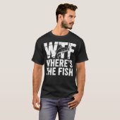 面白い釣り好きのためのデザイン Tシャツ (正面フル)