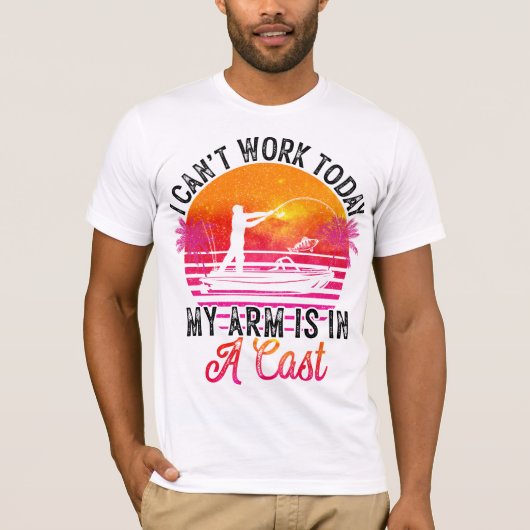 面白い釣り漁師フィッシング 想像できないほどたくさん Tシャツ (正面)