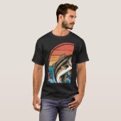 面白い釣り漁師 Tシャツ (正面フル)