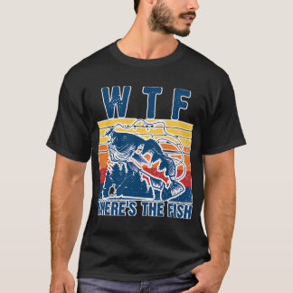 面白い釣り釣り釣り釣り人 Tシャツ