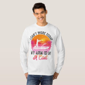 面白い釣り フィッシャーマン Tシャツ (正面フル)