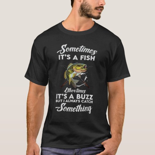 面白い釣りTシャツ 釣り 魚 釣り人 シャツ - C (正面)