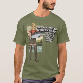 面白い釣りTシャツ Tシャツ (正面)
