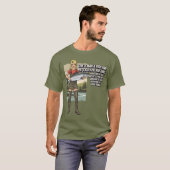 面白い釣りTシャツ Tシャツ (正面フル)