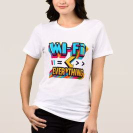 面白い銘文の女性用Tシャツ トライブレンドTシャツ