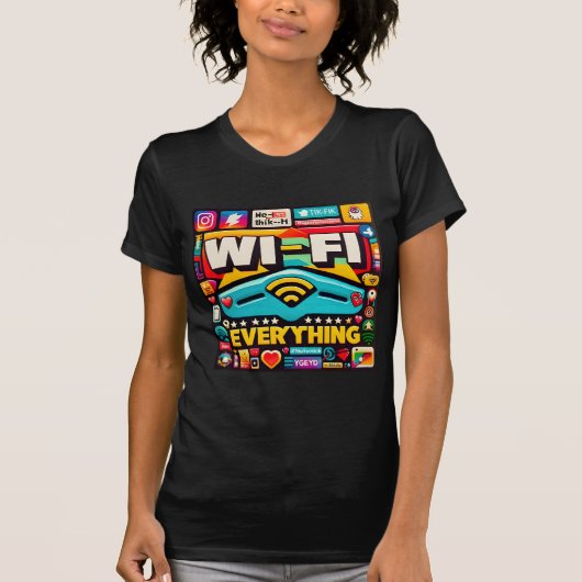 面白い銘文の女性用Tシャツ Tシャツ (正面)