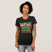 面白い銘文の女性用Tシャツ Tシャツ (正面フル)