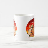 面白い陶芸 コーヒーマグカップ (中央)