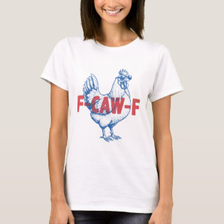 面白い雄鶏 F-CAW-F サルカスティック バード パン Tシャツ