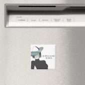 面白い離婚引用文アールデコレディーマグネット マグネット (インサイチュ (食洗機))