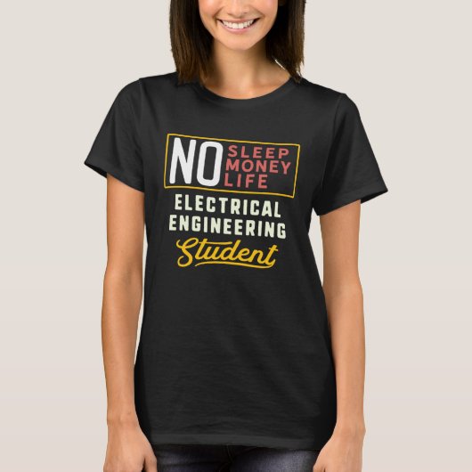 面白い電気工学科の学生Tシャツ G Tシャツ (正面)