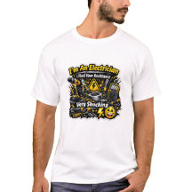 面白い電気技師 Tシャツ あなたの抵抗はショックだ