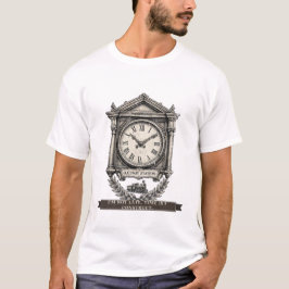 面白い電車時計 Tシャツ