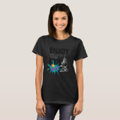 面白い顕微鏡、微生物学者 生物学のオタク 科学 Tシャツ (正面フル)
