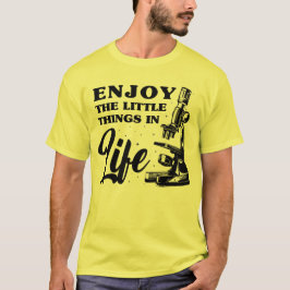 面白い顕微鏡、微生物学者 生物学のオタク Tシャツ