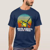 面白い風力タービンの州の木 Tシャツ (正面)