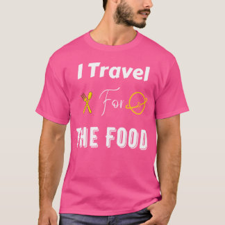 面白い食べ物の引用 Iravel Forhe 食べ物 家族 Tシャツ