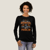 面白い馬のにおいワードアート トライブレンドＴシャツ (正面全体)