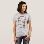 面白い馬の引用 Tシャツ (正面フル)
