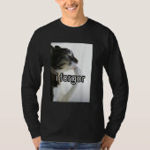 面白い馬鹿げた猫のミーム 私は忘れた 恥ずかしい 脳が腐った ミーム Tシャツ (正面)