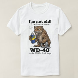 面白い高齢者ギフト|面白い動物 私は年寄りじゃない Tシャツ