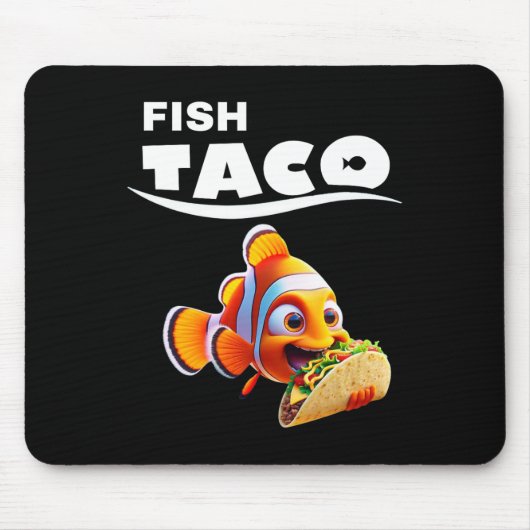 面白い魚のタコTシャツ! タコ好き シンコデマヨ メキシ マウスパッド (正面)