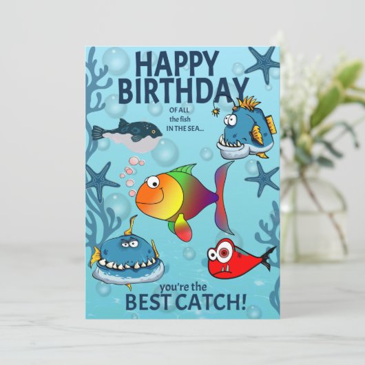 面白い魚の誕生日 (スタンド正面)