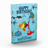 面白い魚の誕生日 フォトブロック (左)