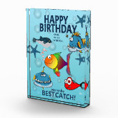 面白い魚の誕生日 フォトブロック (右)