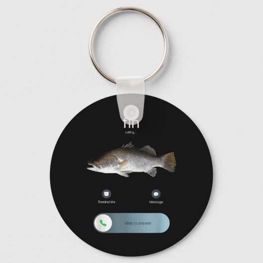 面白い魚の電話、魚の着信コメ、魚 キーホルダー (正面)