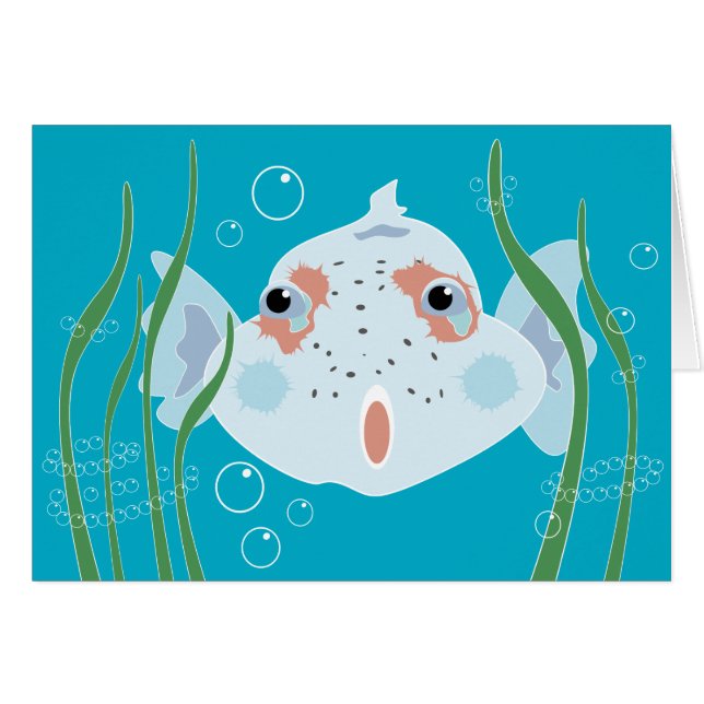 面白い魚 (正面横)