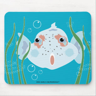 面白い魚 マウスパッド