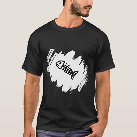 面白い魚 Tシャツ (正面)