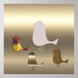 面白い鳥たち ポスター