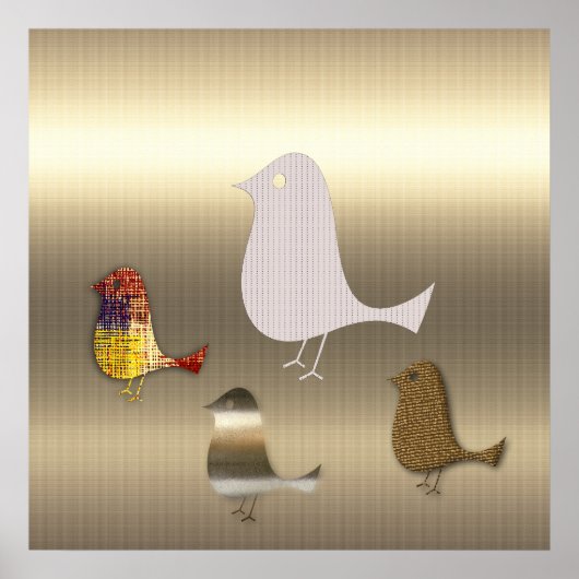 面白い鳥たち ポスター (正面)