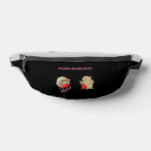 面白い鳥のデザイン ファニーパック (レイダウン)