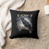 面白い鳥のフカフカデザイン クッション (ブランケット)