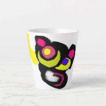 面白い黒猫の芸術